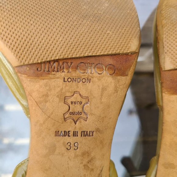 Jimmy Choo Slingback Peep Toe - Picture 10 of 11